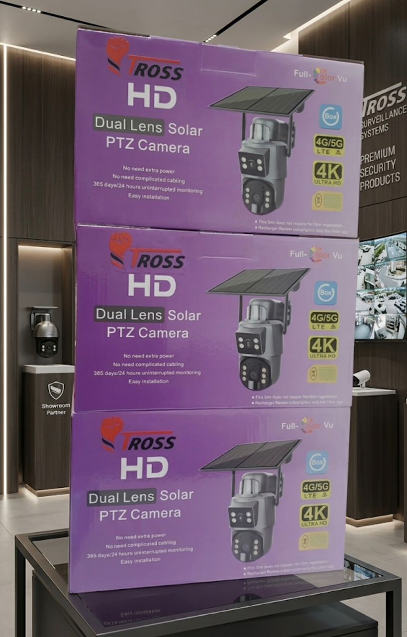 Ubox Dual Lens Solar PTZ Camera