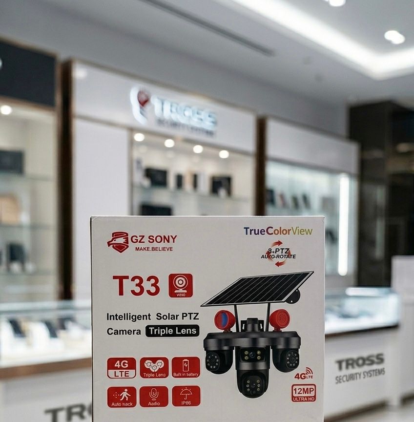 V380 GZ Sony T33 Triple Lens Auto-Rotating PTZ Camera